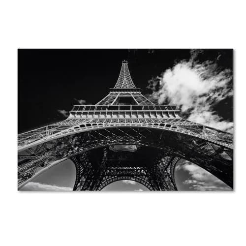 Trademark Fine Art Paris Eiffel Tower 1 Canvas Art 22x32-Inch | Contemporary Wall Decor thumbnail 1