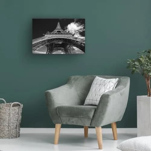 Trademark Fine Art - 'Paris Eiffel Tower 1' Canvas Art - 12x19 | Modern & Contemporary Wall Decor thumbnail 4