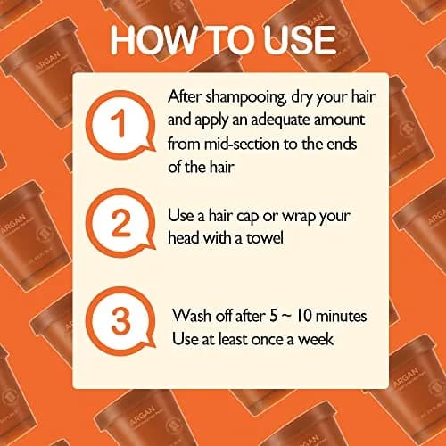 Nature Republic Argan Essential Deep Care Hair Pack 200ml (6.76 Fl Oz) | Intensive Repair for Damaged Hair thumbnail 5