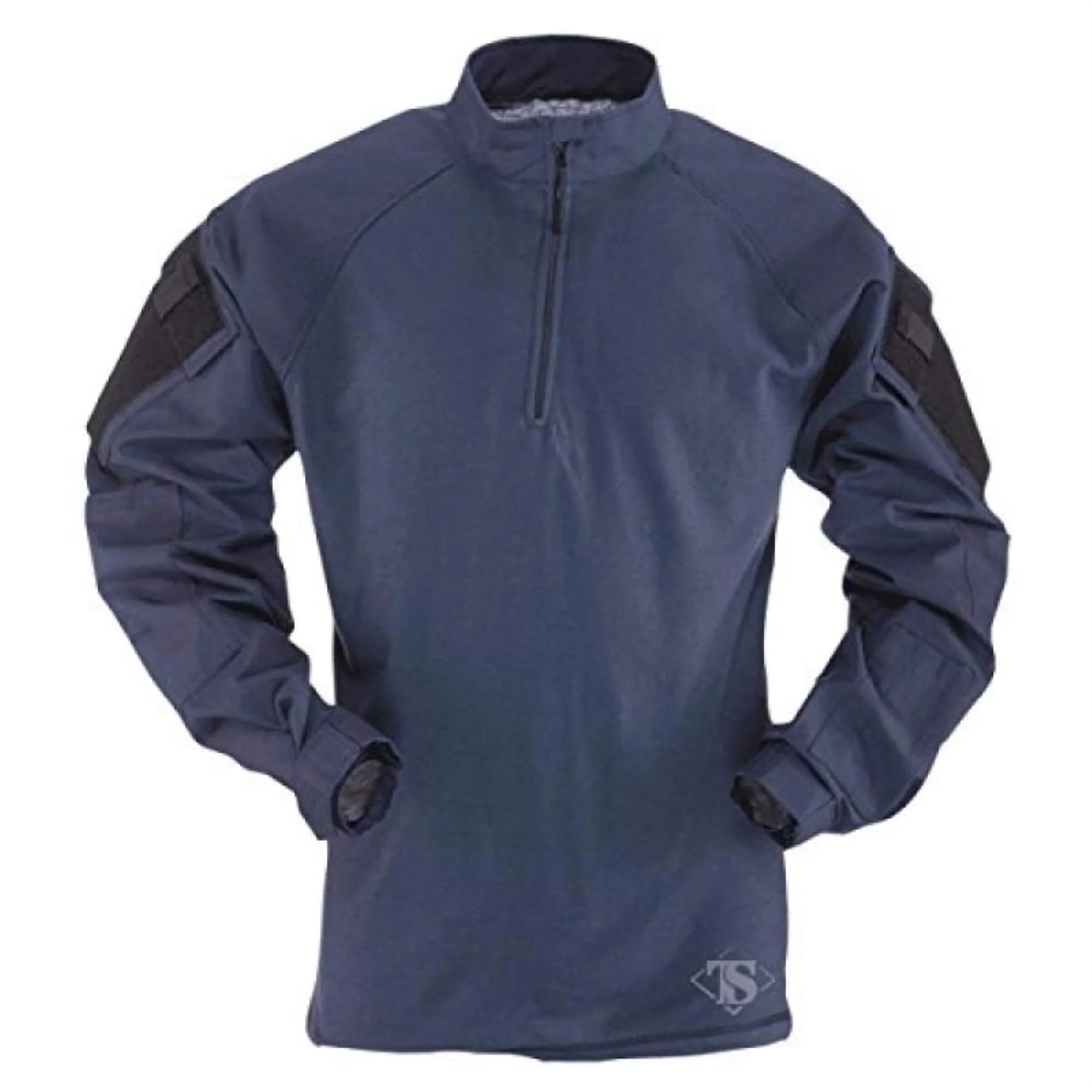 Tru-Spec 1/4 Zip Combat Shirt, Navy/Navy, XX-Large | No Melt, No Drip Baselayer for Military & Work