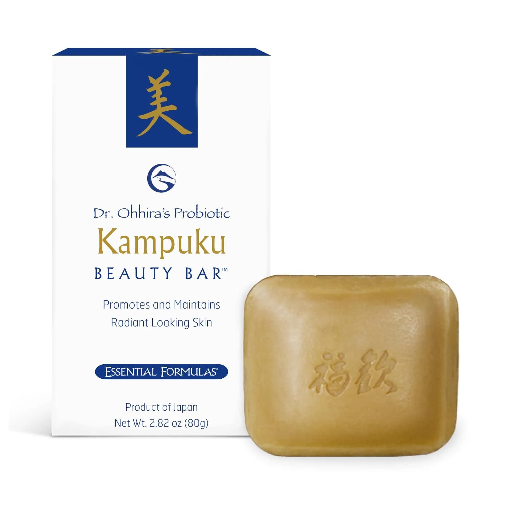 DR. OHHIRA'S PROBIOTICS Kampuku Beauty Bar 2 Pack | Gentle, Natural & Long-Lasting Skin Cleanser
