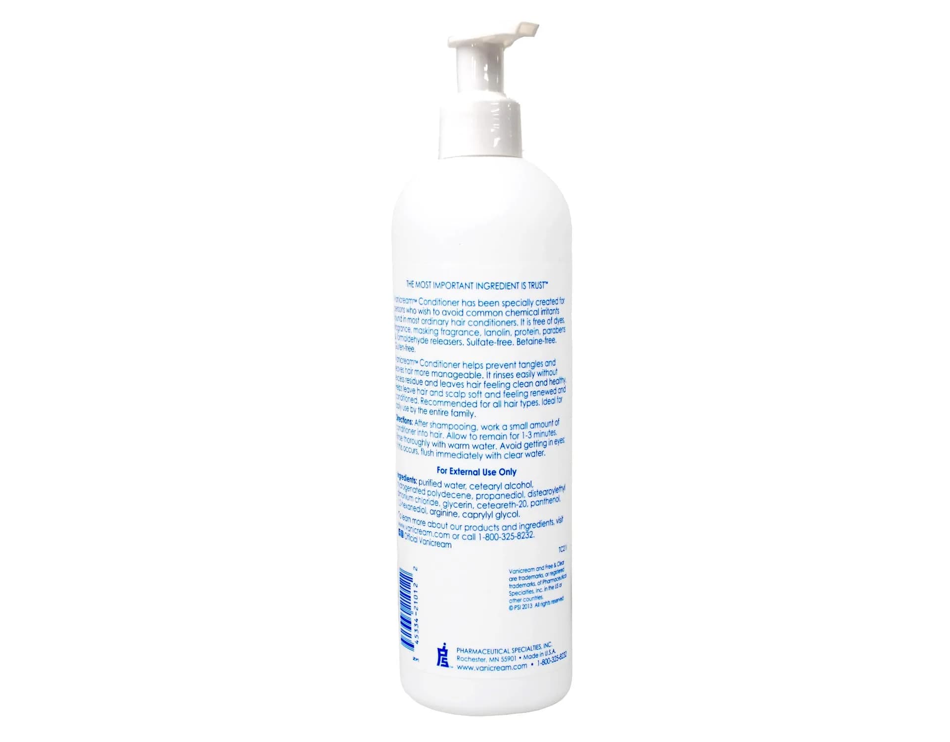 Vanicream Conditioner for Sensitive Skin 355ml (12 fl oz) | Dermatologist Tested, Free of Dyes, Fragrance, Parabens - view 3
