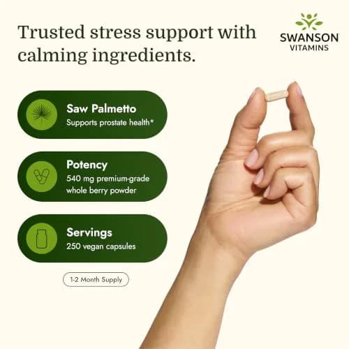 Swanson Ashwagandha KSM-66 250 mg | Herbal Stress Support Capsules thumbnail 3