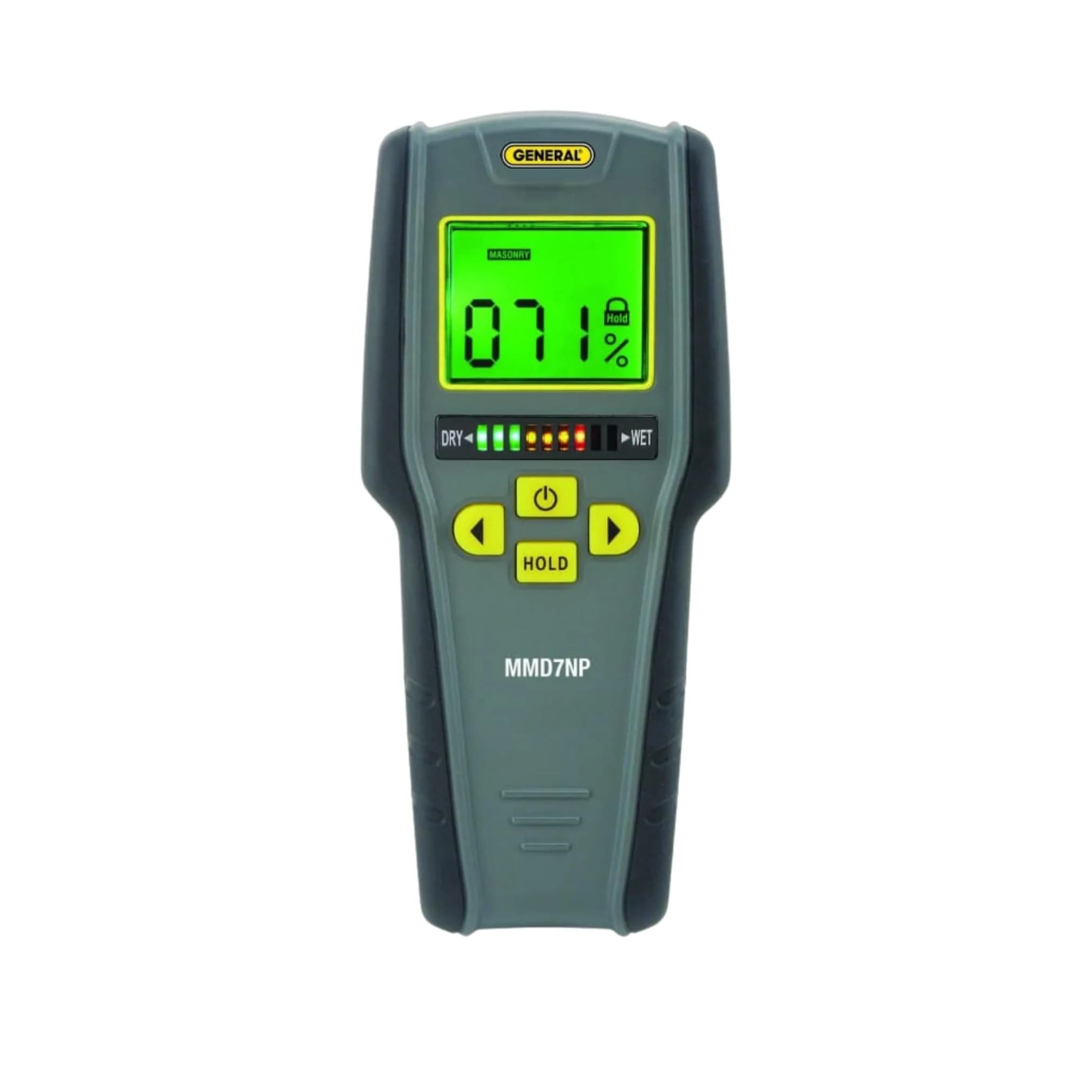 General Tools MMD7NP Pinless Digital Moisture Meter | Measures up to 19mm Deep