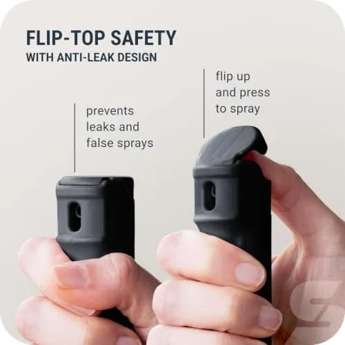 SABRE Pepper Gel Spray with Fast Flip-Top Safety & Snap‑Clip Keychain, 0.54 fl oz | Max Strength Self Defense Gel for India thumbnail 7