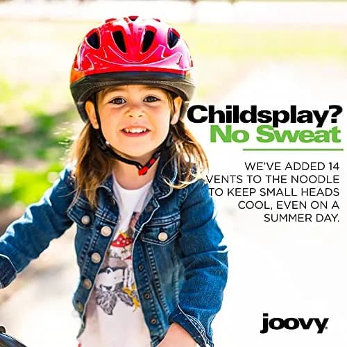 Joovy Noodle Multi-Sport Helmet XS-S | Adjustable Kids Bike Helmet with 14 Vents & Sun Visor thumbnail 5