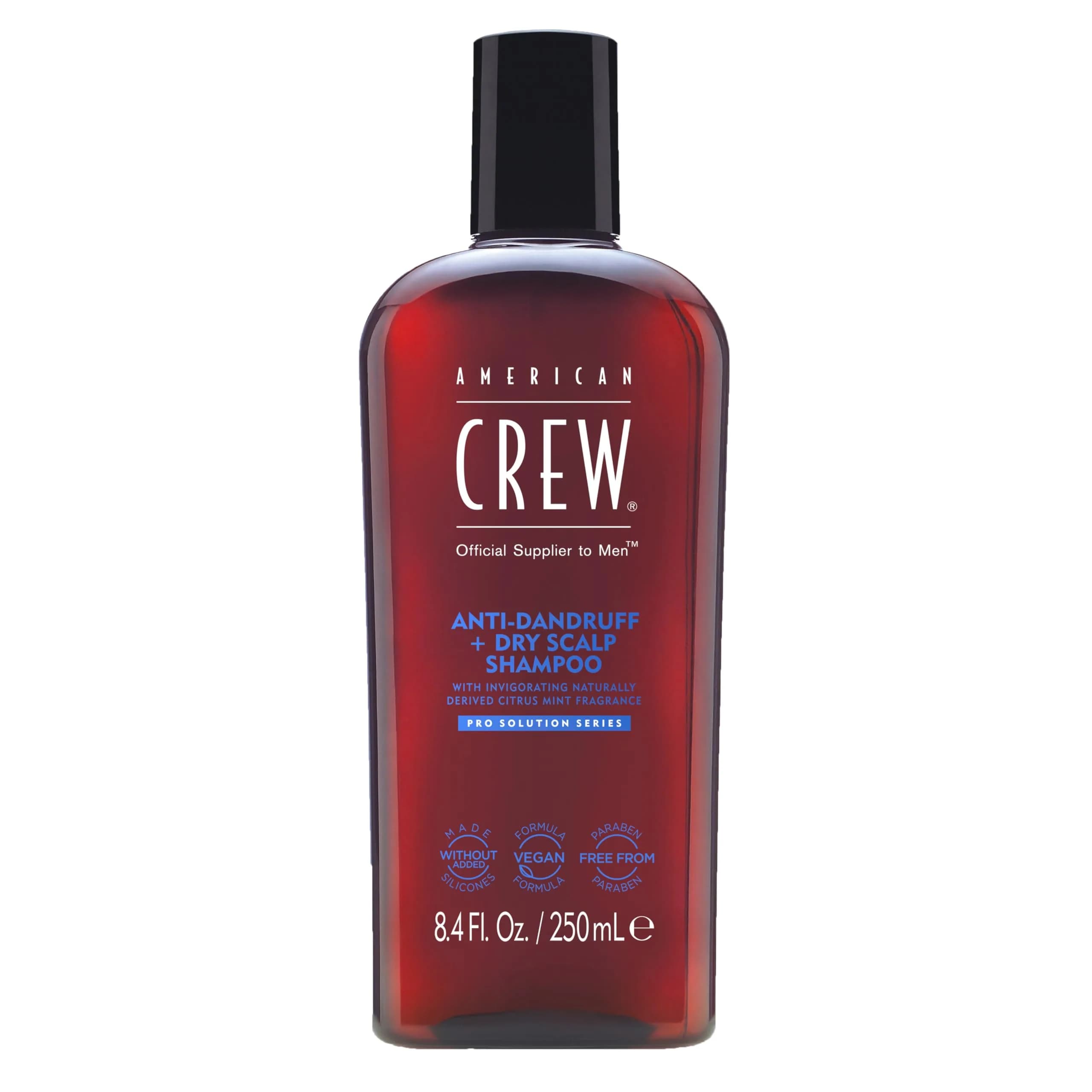 American Crew Anti-Dandruff Shampoo for Men 250ml (8.45 Fl Oz) | Cleanses Scalp & Controls Flakes — 8.45 Fl Oz