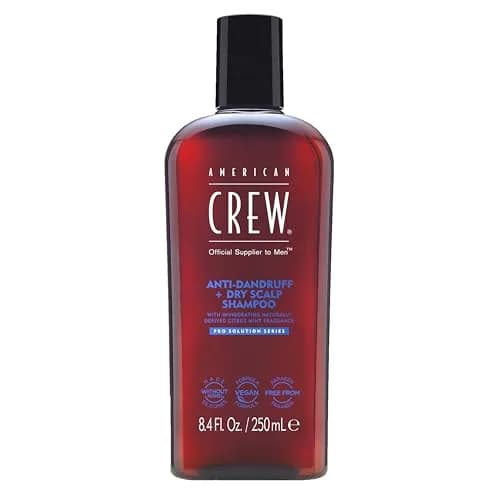 American Crew Anti-Dandruff Shampoo for Men 250ml (8.45 Fl Oz) | Cleanses Scalp & Controls Flakes thumbnail 1
