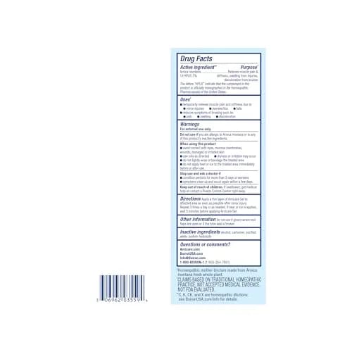 Boiron Arnicare Gel Fragrance-Free 2.6 oz | Homeopathic Pain Relief thumbnail 7