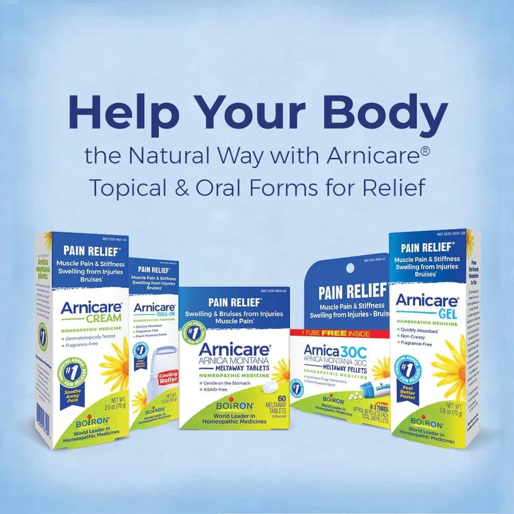 Boiron Arnicare Gel for Joint & Muscle Pain Relief - Non-Greasy, Fragrance-Free Formula, 2.6 oz - view 8