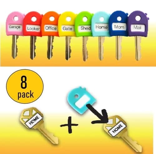 LABEL-LABEL-KEY-CAPS Stretchy Key Cap Covers 8 Pack Multicolor | Soft, Good Grip for Most Keys thumbnail 7