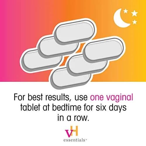 vH essentials Vaginal Odor Treatment, 6 Tablet Suppositories | pH Balanced, Fast-Acting, No-Mess thumbnail 3