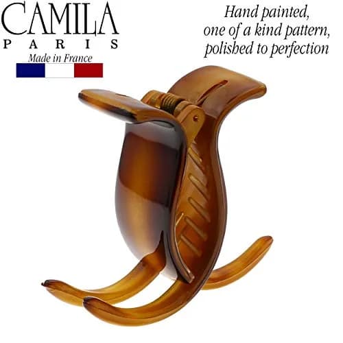 Camila Paris NV05 French Hair Clip for Women, Coffee 2 inch | Strong Hold No Slip Grip thumbnail 5
