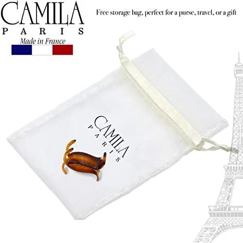 Camila Paris NV05 French Hair Clip for Women, Coffee 2 inch | Strong Hold No Slip Grip thumbnail 6