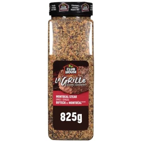 Club House La Grille Montreal Steak Spice, 825g | Authentic Canadian Meat Seasoning for Grilling thumbnail 1