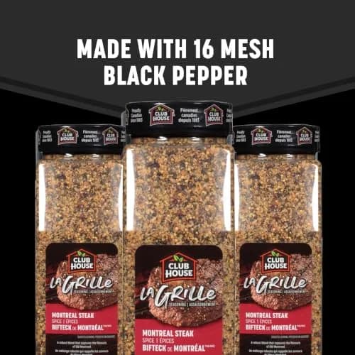 Club House La Grille Montreal Steak Spice, 825g | Authentic Canadian Meat Seasoning for Grilling thumbnail 2