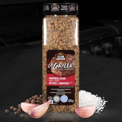 Club House La Grille Montreal Steak Spice, 825g | Authentic Canadian Meat Seasoning for Grilling thumbnail 3