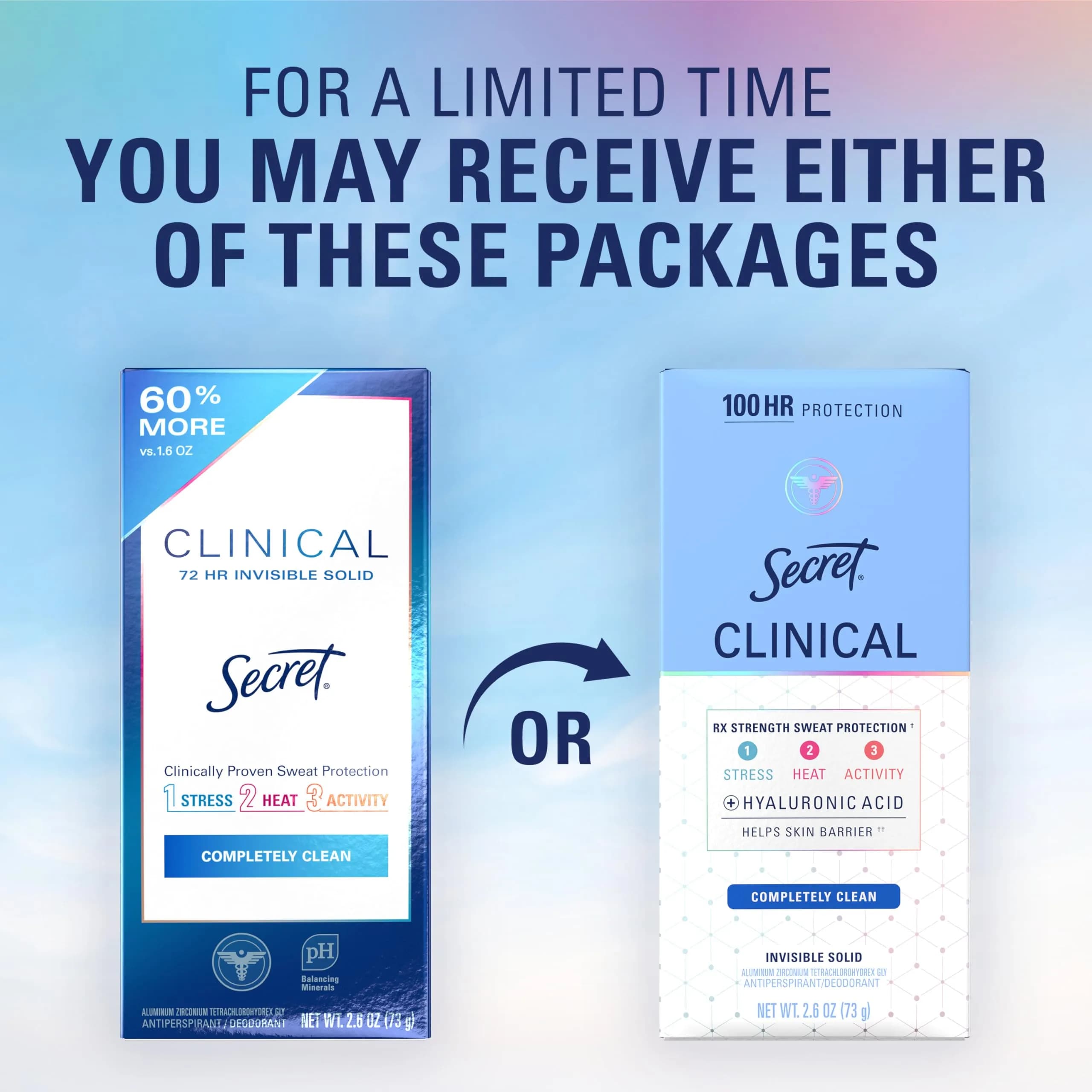 Secret Clinical Strength Invisible Solid Antiperspirant Deodorant for Women, 70.8g (2.5 oz) | 100HR Sweat & Odor Protection - view 9