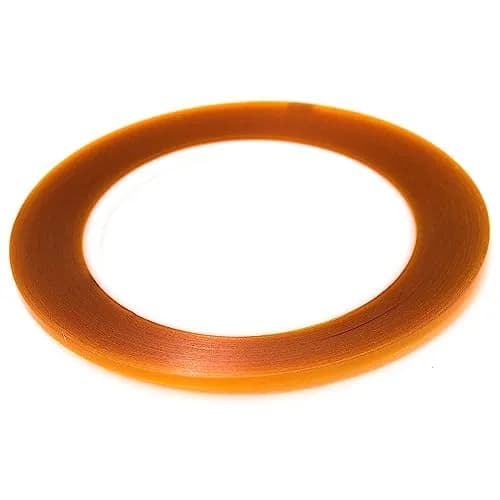 Bertech Double-Sided Polyimide Tape Amber 0.125 in (3.18 mm) Width, 36 yd (32.92 m) Length | High-Temp Resistant for Electronics & Industrial Use thumbnail 1