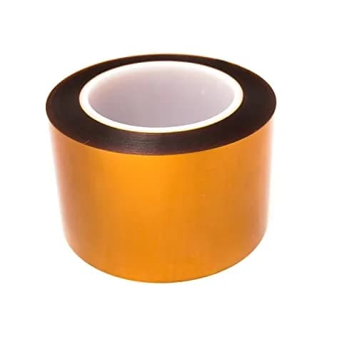 Bertech Double Sided Polyimide Tape 1 Mil Thick 3 Inches Wide x 36 Yards Long Amber | High-Temp Silicone Adhesive thumbnail 1