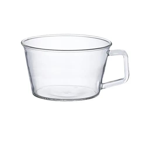 Kinto Soup Cup 420ml Heat-Resistant Glass Microwave & Dishwasher Safe | Elegant & Durable thumbnail 1