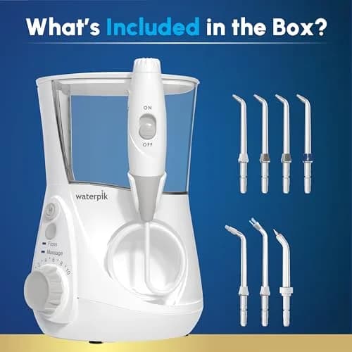 Waterpik Aquarius Countertop Water Flosser WP-660 650ml (22 Fl Oz) | Dentist Recommended ADA Accepted thumbnail 4