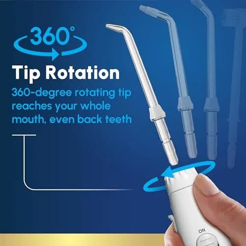 Waterpik Aquarius Countertop Water Flosser WP-660 650ml (22 Fl Oz) | Dentist Recommended ADA Accepted thumbnail 6