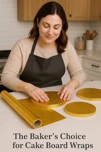 Oasis Supply Florist Foil Roll, Gold | Embossed Design, 20" x 50' | Wrap for Cake & Floral thumbnail 10