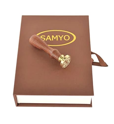 SAMYO Wax Seal Stamp Kit Letter B | Retro Creative Sealing Wax Stamp Set Brass Handle thumbnail 5