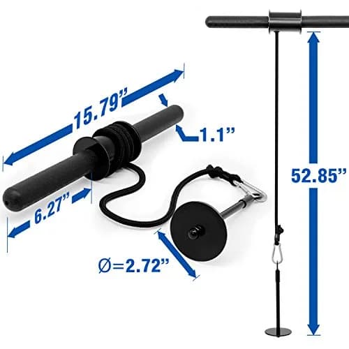 Yes4All Wrist and Forearm Blaster with Standard Weight Plate Compatibility | 0.68 kg (1.5 lb) Black thumbnail 2