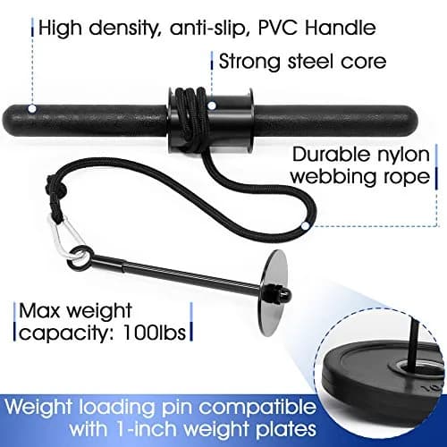 Yes4All Wrist and Forearm Blaster with Standard Weight Plate Compatibility | 0.68 kg (1.5 lb) Black thumbnail 3