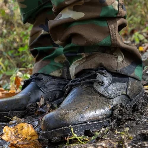 FOX OUTDOOR PRODUCTS Vietnam Jungle Boot, Black, Size 9 | Rugged Combat Boot for Outdoors & Tactical Use thumbnail 2