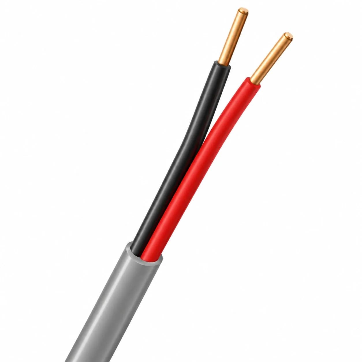 Aiphone 87180210C 2 Conductor 18AWG Solid Low Cap Wire 1000 Ft | UL & C(UL) Certified, US Origin — Gray