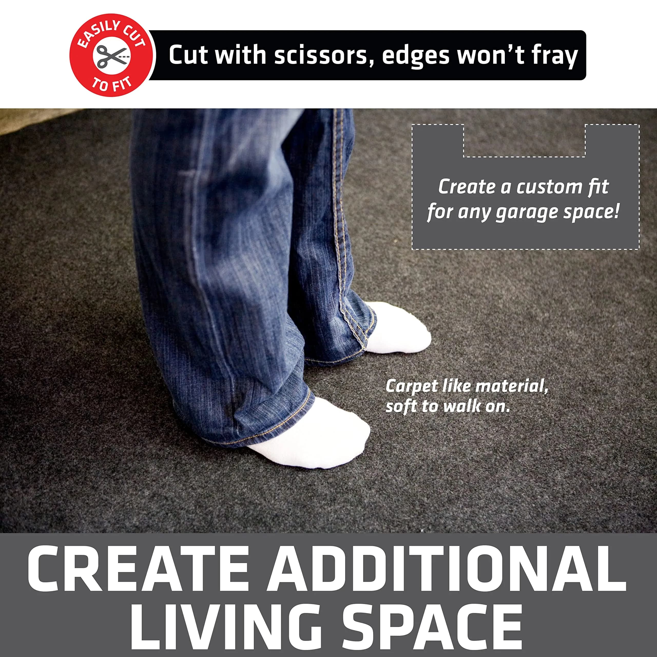 Drymate Max Garage Floor Mat 2.27 kg (5 lb) | Absorbent, Waterproof, Durable Charcoal Mat - view 5