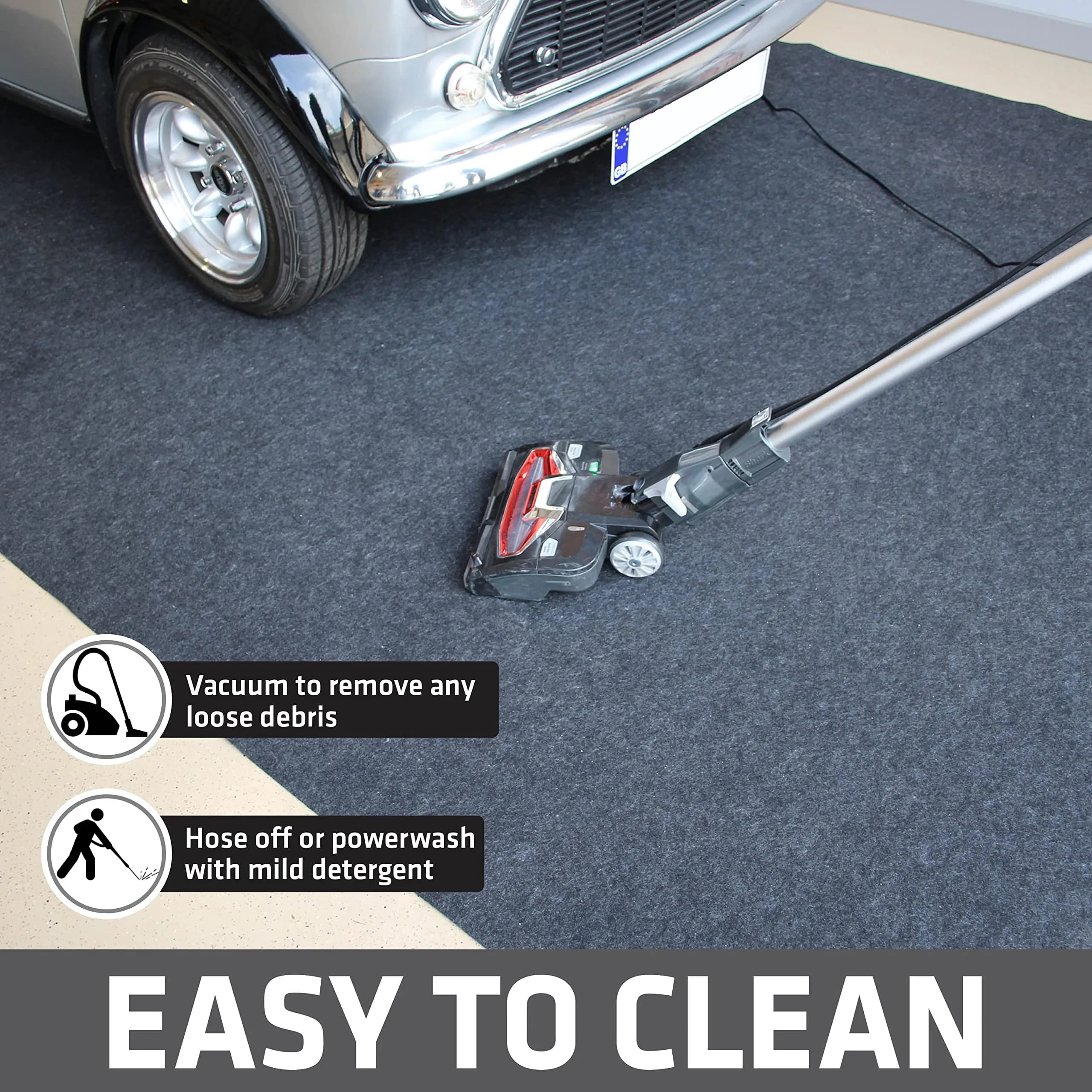 Drymate Max Garage Floor Mat 2.27 kg (5 lb) | Absorbent, Waterproof, Durable Charcoal Mat - view 6