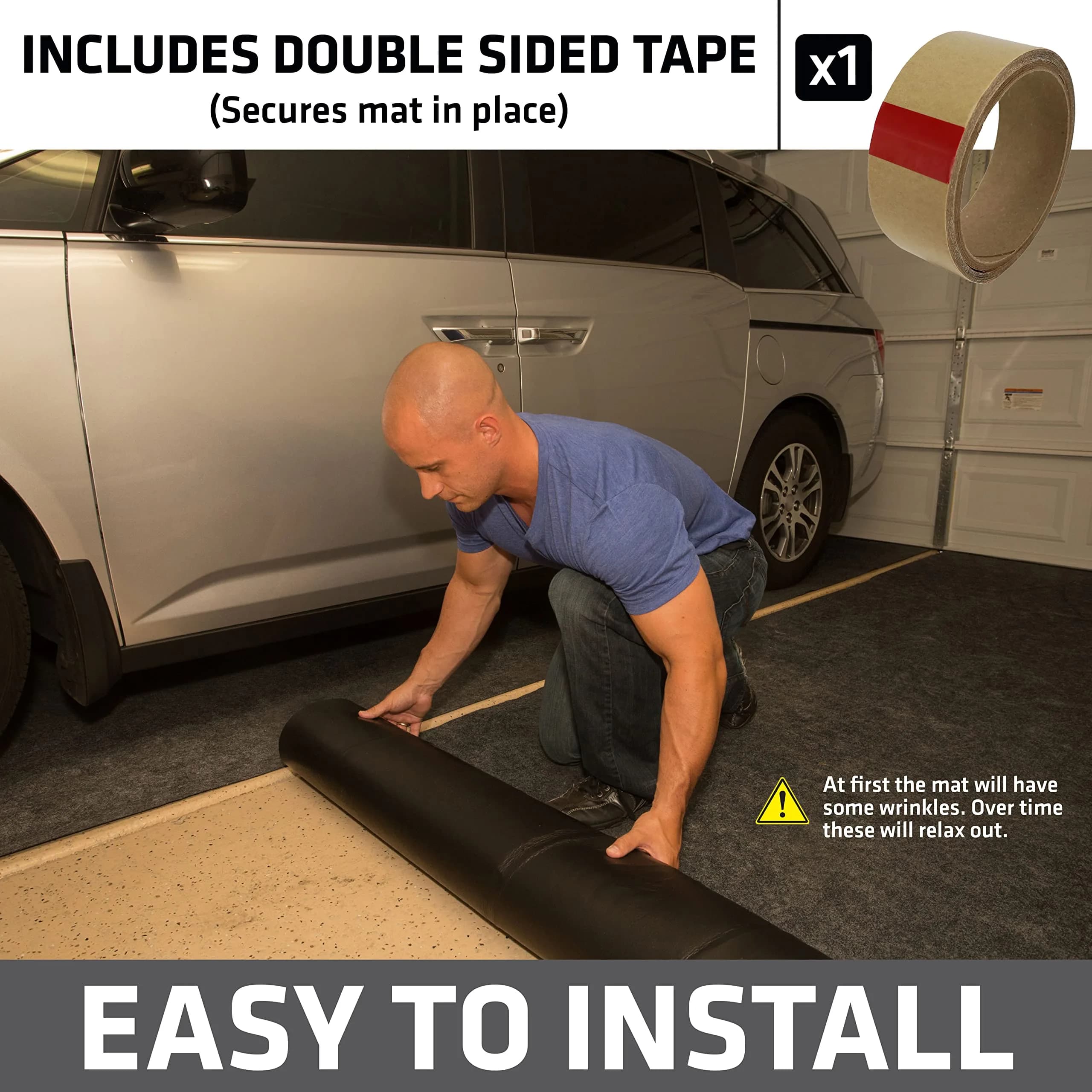 Drymate Max Garage Floor Mat 2.27 kg (5 lb) | Absorbent, Waterproof, Durable Charcoal Mat - view 4