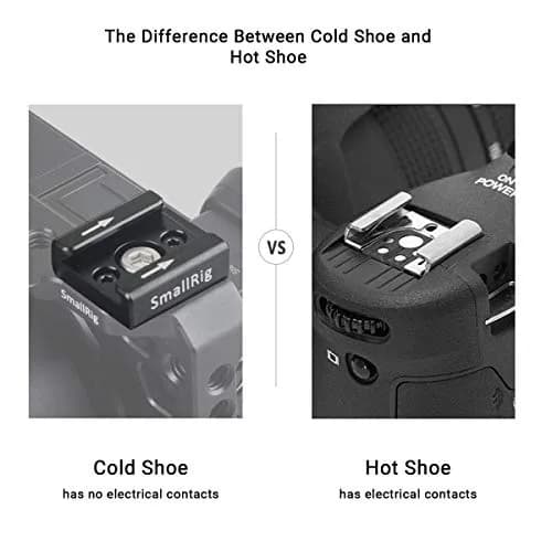 SMALLRIG Cold Shoe Mount Adapter with 1/4" Thread - 1241 | Mounts Lights, Microphones, and Accessories thumbnail 6