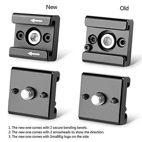 SMALLRIG Cold Shoe Mount Adapter with 1/4" Thread - 1241 | Mounts Lights, Microphones, and Accessories thumbnail 2