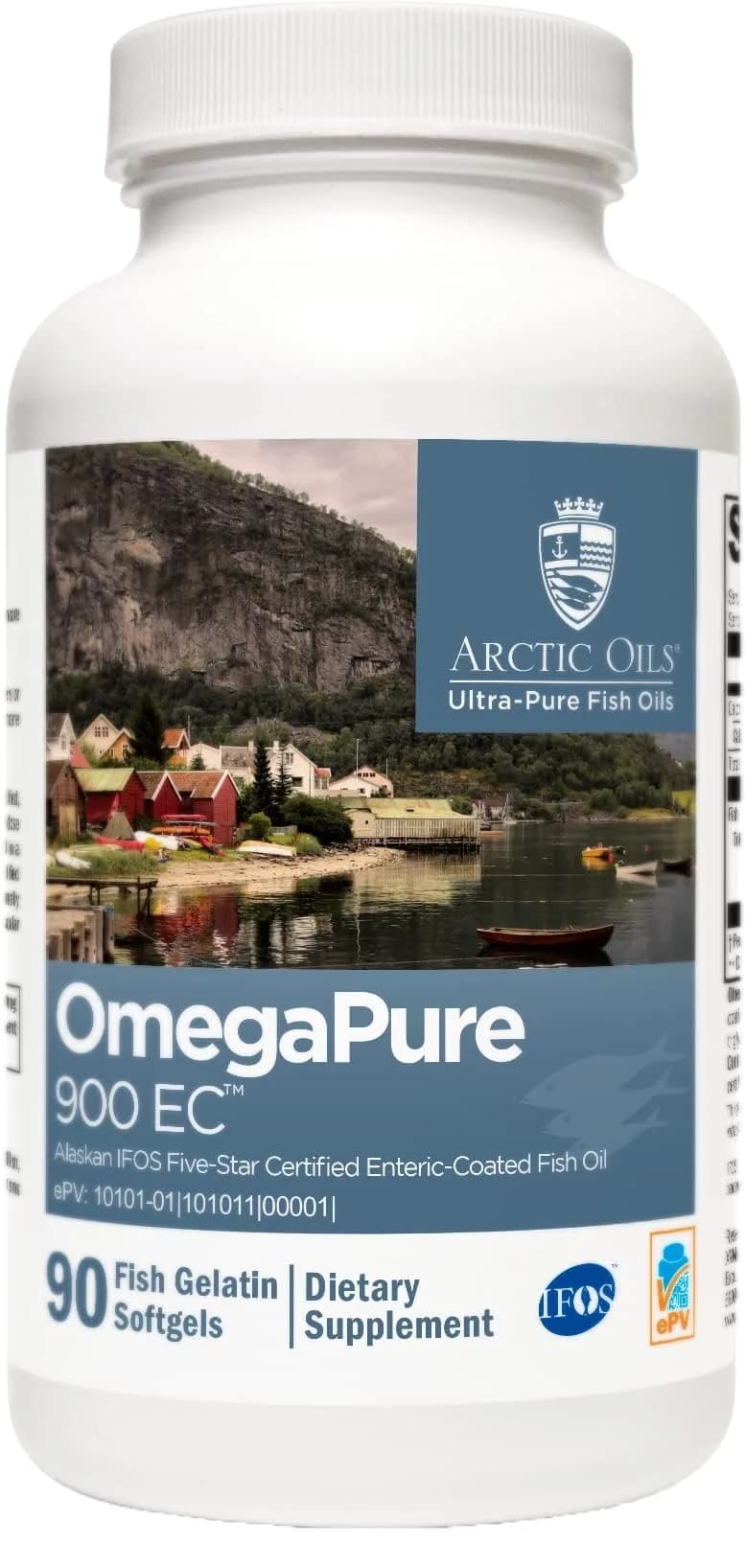 XYMOGEN OmegaPure 900 EC 90 Softgels | EPA DHA Omega-3 for Heart & Brain Support
