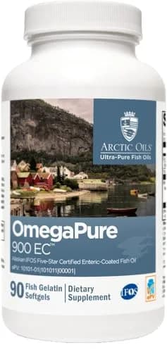 XYMOGEN OmegaPure 900 EC 90 Softgels | EPA DHA Omega-3 for Heart & Brain Support thumbnail 1