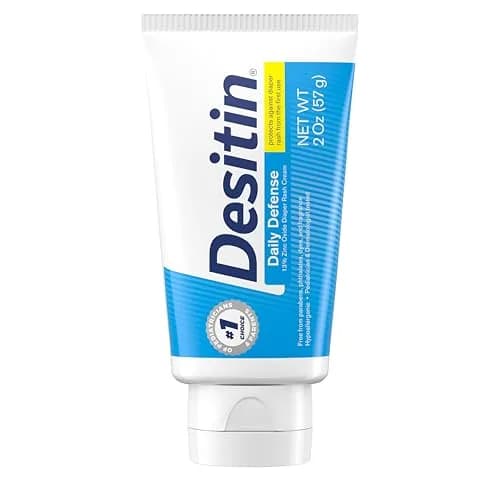 Desitin Zinc Oxide 2 oz | Diaper Rash Cream for Babies & Kids, Hypoallergenic, Pediatrician Tested thumbnail 2