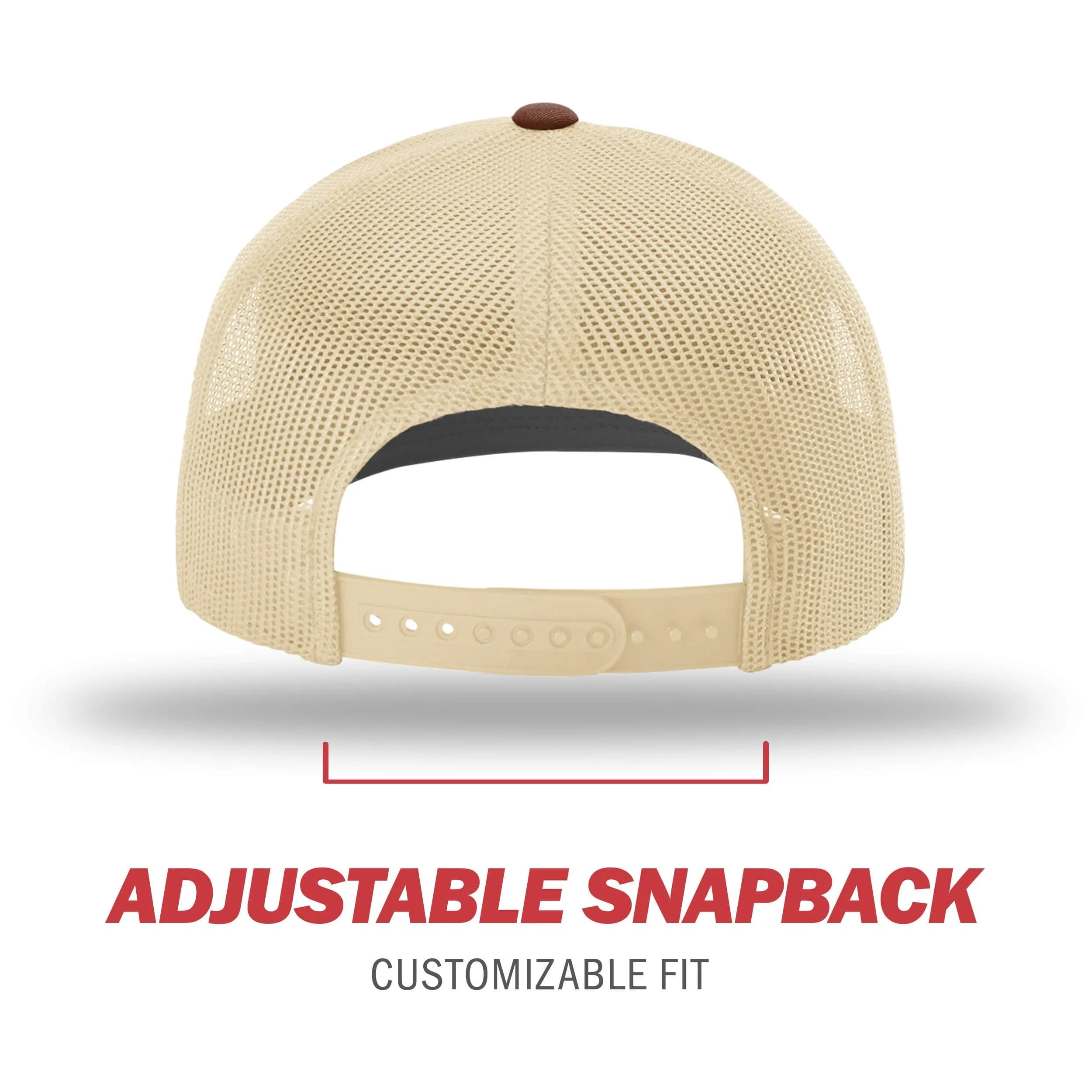 Richardson Unisex 112 Trucker Cap - Split Brown/Khaki, One Size - view 4