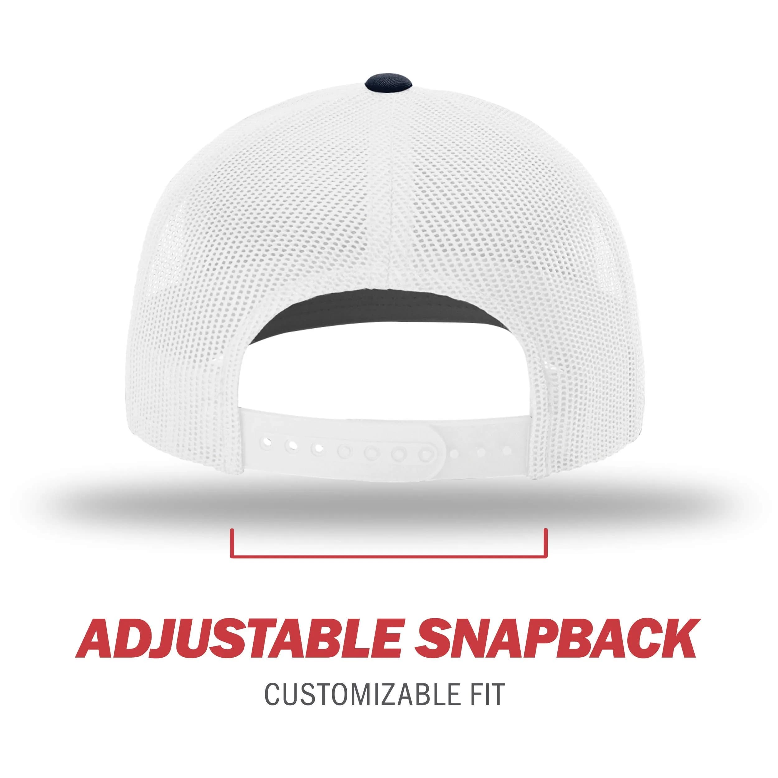 Richardson Unisex 112 Split Navy/White Trucker Baseball Cap - One Size - view 4