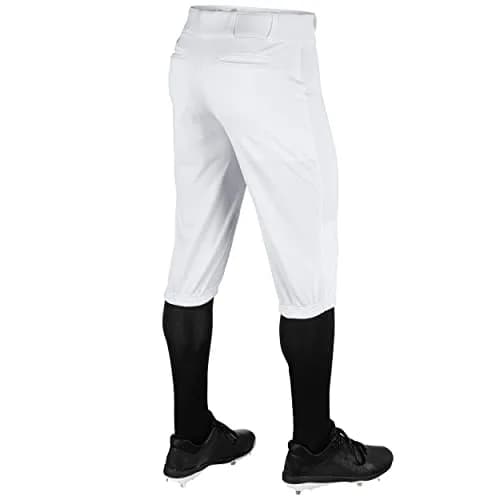 CHAMPRO Triple Crown Knicker Style Youth Baseball Pants in White | Reinforced Sliding Areas, Youth Medium thumbnail 2