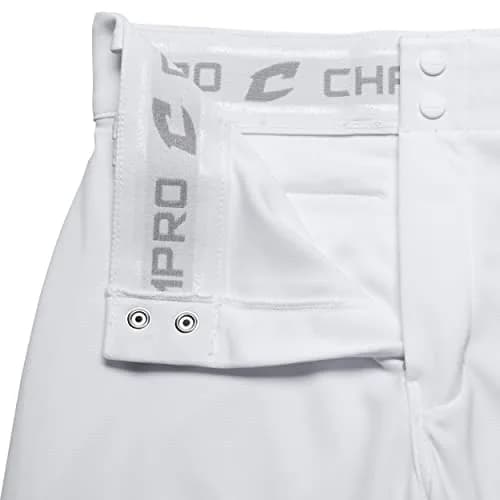 CHAMPRO Triple Crown Knicker Style Youth Baseball Pants in White | Reinforced Sliding Areas, Youth Medium thumbnail 3