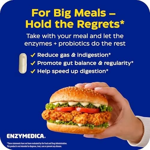 Enzymedica Digest Gold + Probiotics 45 Capsules | Supports Gas & Bloating, Digestive Health thumbnail 4