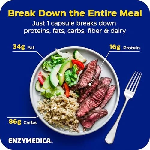 Enzymedica Digest Gold + Probiotics 45 Capsules | Supports Gas & Bloating, Digestive Health thumbnail 6