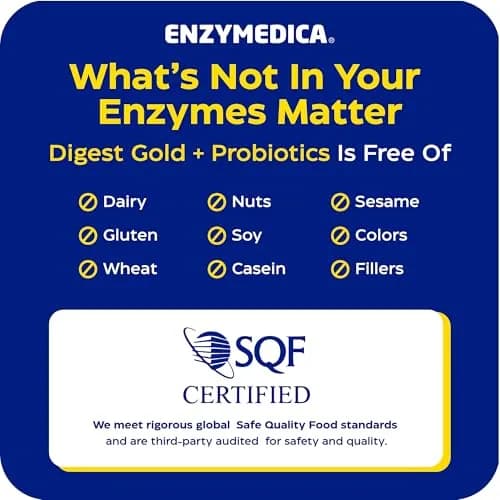 Enzymedica Digest Gold + Probiotics 45 Capsules | Supports Gas & Bloating, Digestive Health thumbnail 9