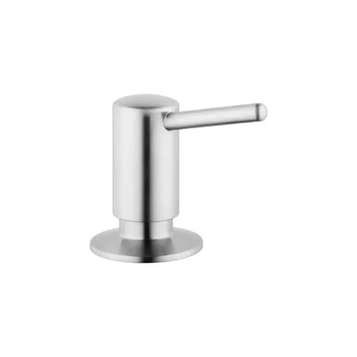hansgrohe Contemporary Soap Dispenser, Stainless Steel Optic 473ml (16 fl oz) | Premium Modern Kitchen Fixture thumbnail 1