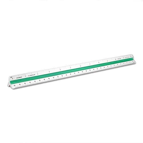 Alumicolor 3451-1 Aluminum Architect Metric Drafting Scale 30cm (11.81 inches) | Professional Architectural Tool thumbnail 1
